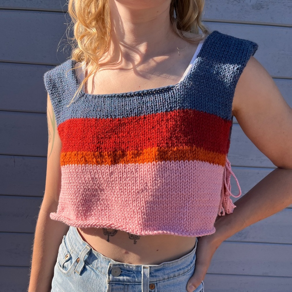 Handmade knit shirt